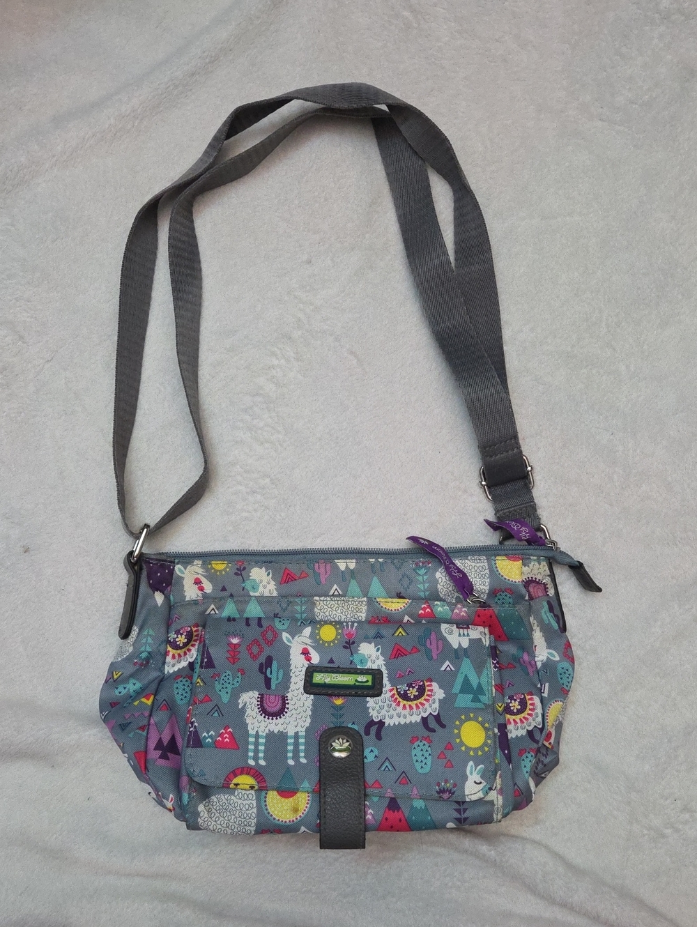 Lily Bloom Llama Crossbody Bag